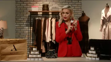 Cefinn Clement Cropped Twill Slim Leg Pants usado por Alexis Carrington (Elaine Hendrix) como se ve en Dynasty (S05E16)
