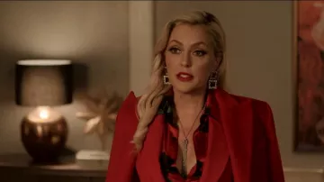 Alexis Bittar Colgante de borla de cristal en cascada usado por Alexis Carrington (Elaine Hendrix) como se ve en Dinastía (S05E16)