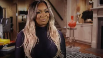 Mini robe gantée Portée par Marlo Hampton dans The Real Housewives of Atlanta (S14E06)