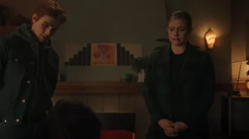 Mango Checked Structured Coat worn by Betty Cooper (Lili Reinhart) as seen in Riverdale (S06E09)