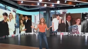 A.L.C. Asher Sleeveless Top usado por Kit Hoover visto en Access Hollywood el 19 de julio de 2022