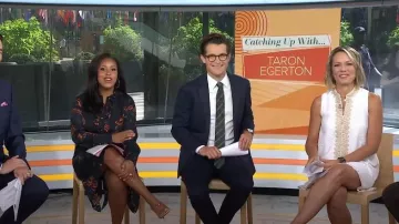 Lilly Pulitzer Jane Robe portée par Dylan Dreyer vue dans Today le 21 juillet 2022