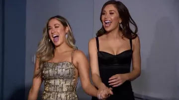 Dolce & Gabbana Cut Out Bustier Midi Robe portée par Gabby Windey comme on le voit dans The Bachelorette (S19E01)