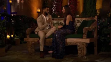 Sandales Rene Caovilla Cleo Jewel portées par Gabby Windey comme on le voit dans The Bachelorette (S19E01)