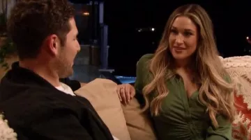 Charles & Colvard 1/3 CTW Round Caydia Lab Grown Diamond Triple Crossover Ring worn by Rachel Recchia as seen in The Bachelorette (S19E02)
