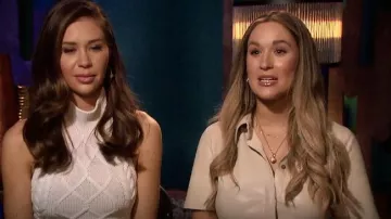 Dilamani Diamond Stars & Moons Necklace worn by Rachel Recchia as seen in The Bachelorette (S19E02)