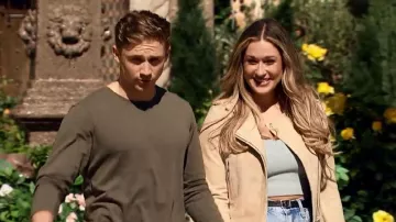 Iro Dylan Suede Moto Jacket worn by Rachel Recchia as seen in The Bachelorette (S19E02)