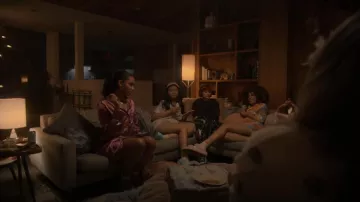 Crocs Baby Blue worn by Nicole (Valerie Loo) as seen in American Horror Stories (S01E01)