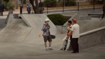 Vans Checker­board Slip On worn by Quinn (Kyle Red Silverstein) as seen in American Horror Stories (S01E03)
