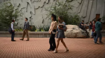 Karl Lagerfeld Paris Caricature Crossbody Bag worn by Dee (Ben J. Pierce) as seen in American Horror Stories (S01E03)