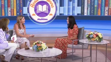 La robe Kooples Volute Maxi Shirt portée par Nikki Erlick telle que vue dans Today with Hoda & Jenna le 25 juillet 2022