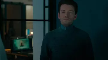 Theory Burton Sweater worn by Andy Bouchard (Patrick Brammall) as seen in Evil (S03E03)