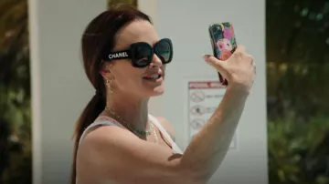 Chanel Square Sunglasses worn by  Kyle Richards as seen in The Real Housewives Ultimate Girls Trip (S01E06)