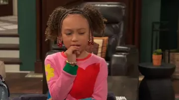 Boden Kids Applique Sweatshirt worn by Alice Baxter (Mykal-Michelle Harris) as seen in Raven's Home (S05E11)