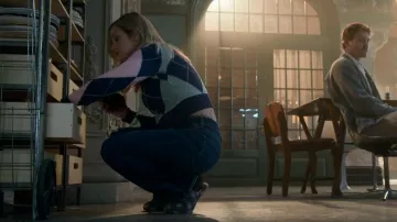 American Eagle Flared Jeans worn by Davia Moss (Emma Hunton) as seen in Good Trouble (S04E12)