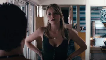 Thom Krom Fine-Ribbed Buttoned Tank Top worn by Amy (Jennifer Landon) as seen in Animal Kingdom (S06E06)