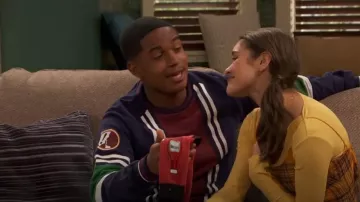 Good Luck Sock Men's King Size Ketchup Socks worn by Booker Baxter (Issac Ryan Brown) as seen in Raven's Home (S05E15)