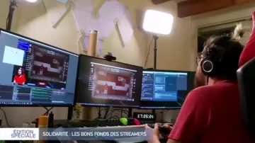 The Elgato Key Light de Xavier Dang aka MisterMv en las noticias de las 12:45 de M6