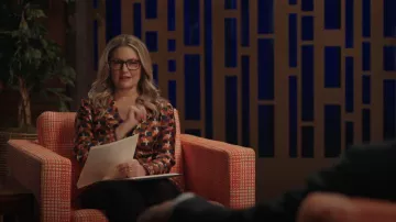 Blazer imprimé Zara porté par Alice Cooper (Mädchen Amick) vu dans Riverdale (S06E20)