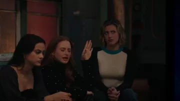 Rag and Bone Navaya Cotton & Cashmere Long Sleeve Sweater worn by Betty Cooper (Lili Reinhart) as seen in Riverdale (S06E21)