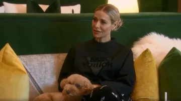 Louis Vuitton LV Midnight Sweatshirt worn by Dorit Kemsley as seen in The Real Housewives of Beverly Hills (S12E12)