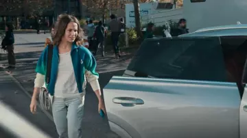 iets frans Grey hoodie worn by Mira (Alicia Vikander) as seen in Irma Vep  TV series wardrobe (Season 1)