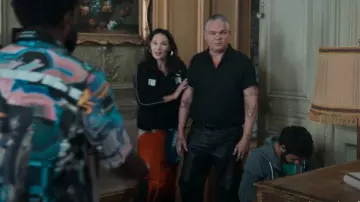 Colville Watercolor Straight Skirt worn by Zoe (Jeanne Balibar) as seen in Irma Vep (S01E06)