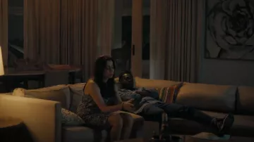 Mango Em­broi­dered Cot­ton Dress worn by Emma (Cristin Milioti) as seen in The Resort (S01E01)