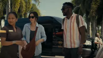 Lunettes de soleil Moscot Lemtosh portées par Noah (William Jackson Harper) vues dans The Resort (S01E01)
