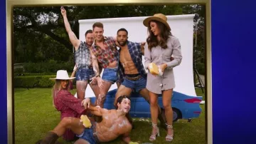 Vestido de Le Jean Eliza usado por Gabby como se ve en The Bachelorette (S19E03)