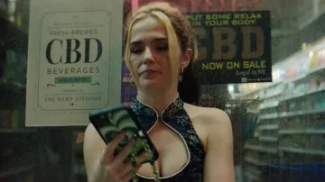 Green Heart iPhone case of Danni (Zoey Deutch) in Not Okay