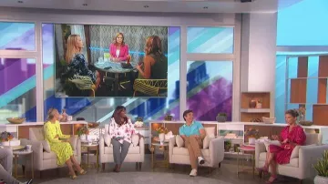 Comme Des Garcons PLAY xonverse Unisex Chuck Taylor Lace Up Sneakers worn by Jerry O'Connell as seen in The Talk on 26 July 2022