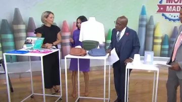 Gal Meets Glam Collection Sybil Flutter Sleeve Jumpsuit porté par Dylan Dreyer comme vu dans Today le 01 août 2022