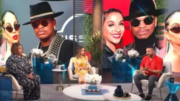 La chemise de camp à manches courtes Kooples portée par Jai Rodriguez comme on le voit dans E! News Daily Pop le 01 août 2022