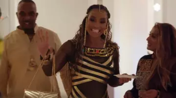 Leg Avenue Women’s Queen Cleopatra Costume porté par Contessa Metcalfe comme vu dans Married to Medicine (S09E01)