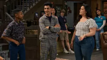 Wrangler Retro High Rise Trumpet Flare Jean Wyetta worn by Lou Hockhauser (Miranda May) as seen in BUNK'D (S06E08)