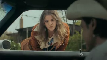 Harley Davidson Women's Retro #1 Tee worn by Bartender (Ginger Gilmartin) as seen in Reservation Dogs (S01E05)
