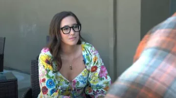 Alice + Olivia Crawford Smocked Mini Dress worn by Savannah Sellers as seen in Today on 03 August 2022