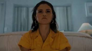 Jennifer Fisher Mini Samira Hoops worn by Mabel Mora (Selena Gomez) as seen in Only Murders in the Building (S02E07)