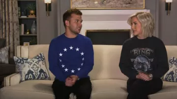 Etudes Etoile Eu­ropa Crew Sweat worn by Chase Chrisley as seen in Chrisley Knows Best (S09E23)