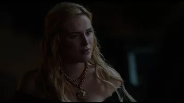 Versace Medusa Pendant Necklace worn by Marci(Bella Thorne) as seen in American Horror Stories (S02E03)