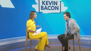 Alice + Olivia Dylan Pants worn by Savannah Guthrie as seen in Today on 04 August 2022