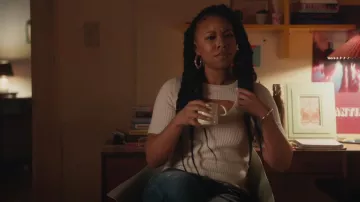 Vero Moda Knit Sweater worn by Malika (Toccarra Cash) as seen in Everything's Trash (S01E02)