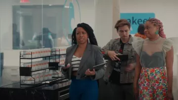 Frame Tank Top worn by Malika (Toccarra Cash) as seen in Everything's Trash (S01E02)