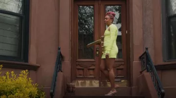 Express Heeled San­dals worn by Phoebe Robinson as seen in Everything's Trash (S01E03)