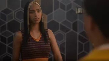 Marni Knit Top porté par Zaara (Tara Raani) vu dans grown-ish (S05E02)
