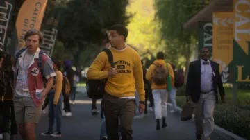 Suéter de punto de Bel Air Athletics usado por Andre Johnson, Jr. (Marcus Scribner) como se ve en adulto (S05E02)