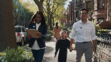 Burberry Swea­ter­dress worn by Aisha (Farah Fe­lis­bret) as seen in Everything's Trash (S01E03)