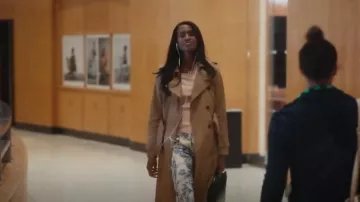 Long Trench Coat worn by Jessie (Nneka Okafor) as seen in Everything's Trash Wardrobe (Season 1 Episode 4)