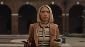 Theory Stripe Rib Pullover usado por Kate Keller (Tavi Gevinson) en Gossip Girl (S01E01)